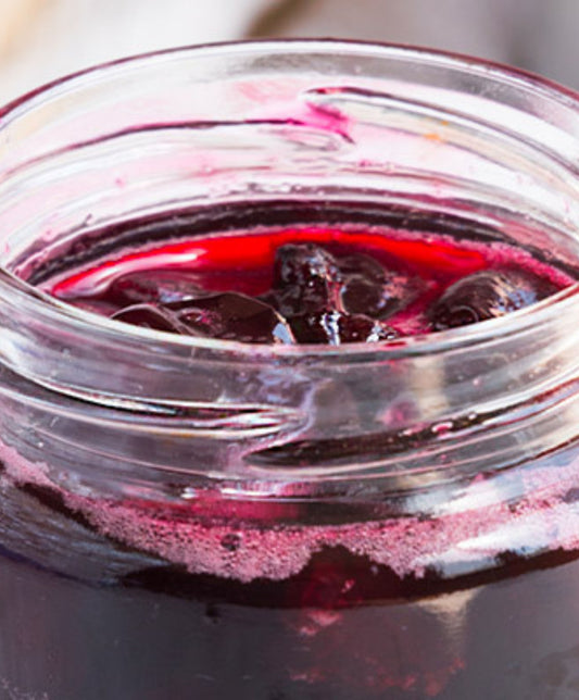 Confiture de cerises noires maison