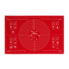 Tapis à pâtisserie antiadhésif en silicone de 40x62cm rouge Mastrad