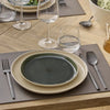 Assiette à dessert verte de 21cm Wonja Atmosphera