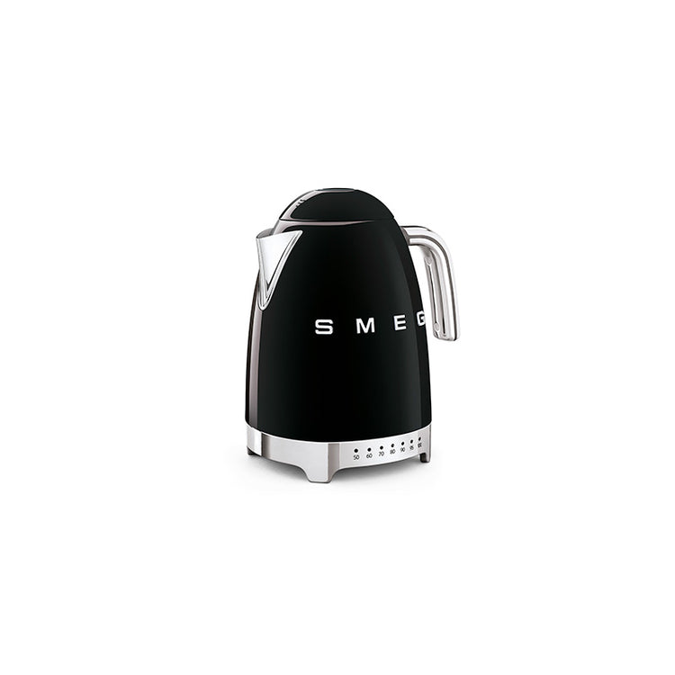 Bouilloire à température réglable Noir Années 50 Smeg
