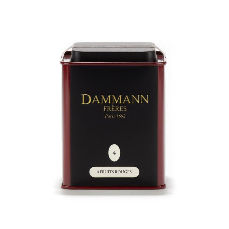 Boîte de thé noir 100 g 4 Fruits Rouges N°4 Dammann Frères