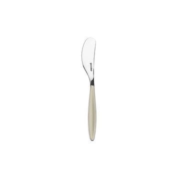 Couteau à fromage en acier inoxydable de 16 cm crème Feeling Guzzini