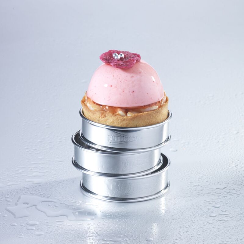 4 cercles à tarte 8cm