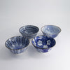 Coffret 4 bols en porcelaine 550 ml bleus Tayo Tokyo Design