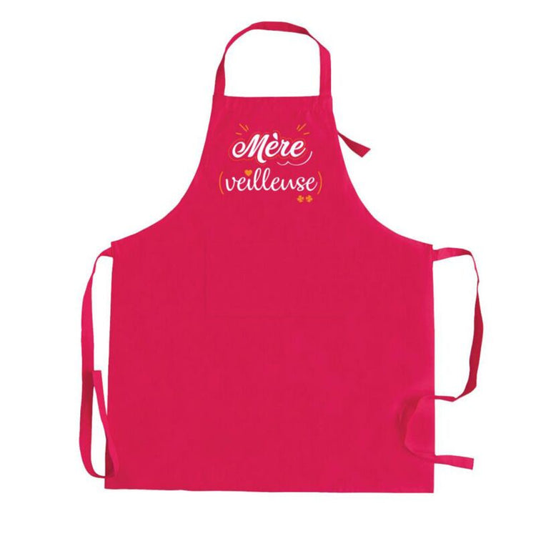 Tablier mère-veilleuse coton recyclé 72x90 cm Rose Winkler
