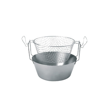 Friteuse à Fond Thermique en Inox 26 Cm Artame