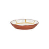 Assiette calotte en porcelaine 20 cm jaune Mykonos Pomax