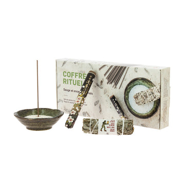 Coffret de sauge et d'encens Japonais Rituel Tierra Zen