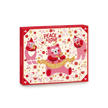 Calendrier de l’avent peace and love Tasty France