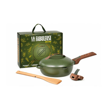 Coffret Poêle multifonction La Fabuleuse 24cm vert fougère Cookut