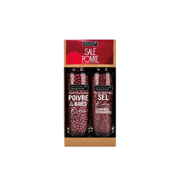 Coffret duo rubis sels et poivres aromatisés Savor Creation