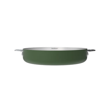 Poêle en inox 28 cm fougère La Merveilleuse Cookut