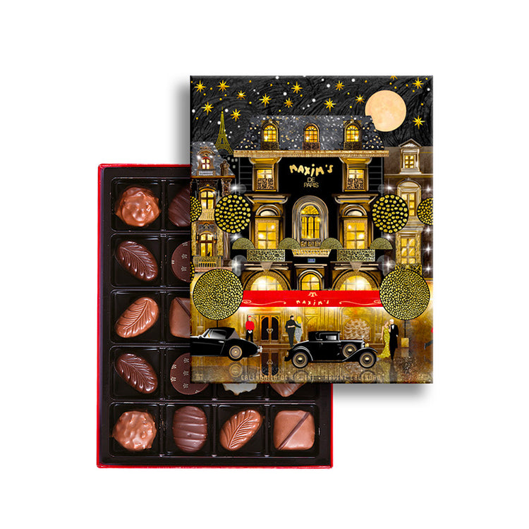 Boîte de 20 chocolats de Noël Maxim's