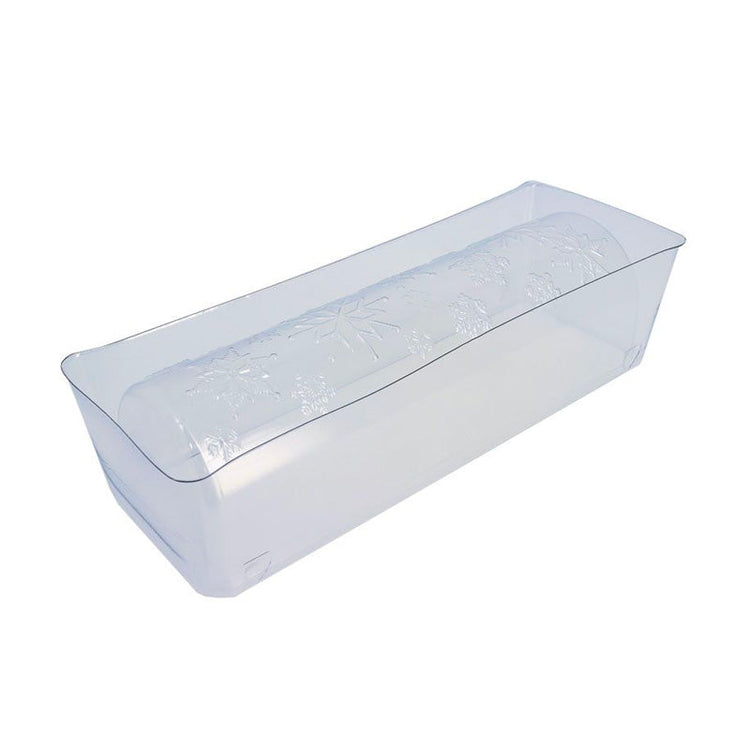 Moule à bûche en PVC Flocons Patisdecor