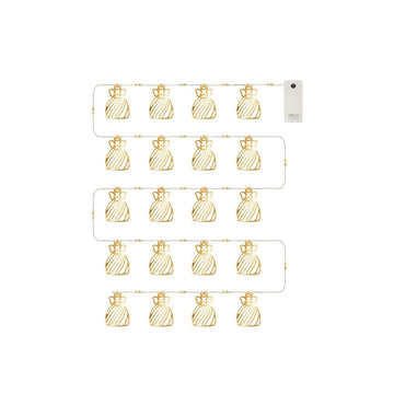 Guirlande intérieur 1.9m 20 LED anges dorés collection Noël AOC
