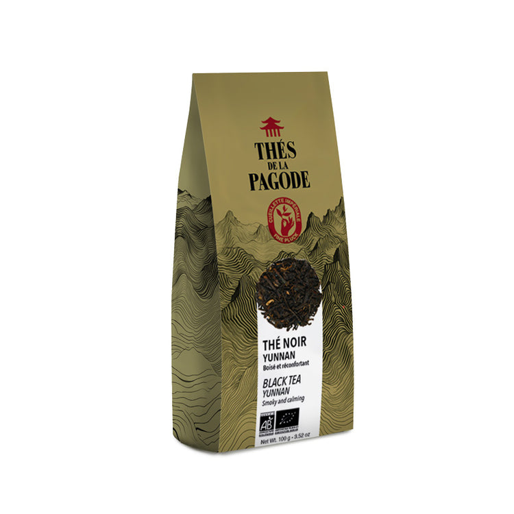 Thé noir Yunnan bio 100g Thés de la Pagode