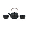 Théière et tasses de thé en céramique noir Du Bruit dans la Cuisine