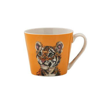 Mug en porcelaine orange 370ml Sauvage Tigre Maxwell & Williams