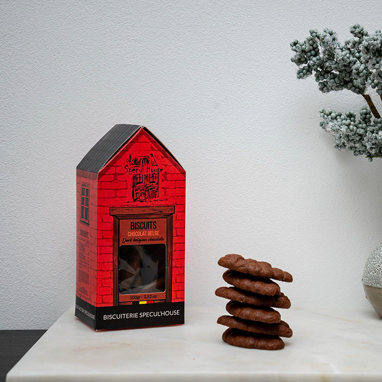 Boite de speculoos chocolat belge 100g Specul'House