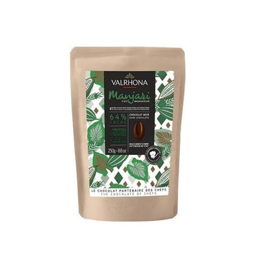 Fèves de chocolat noir grand cru Madagascar Manjari 64% 250 g Valrhona