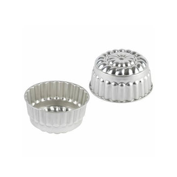 Moule diplomate bavarois fer blanc 18 cm Blanc Tellier Gobel & Cie