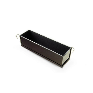 Moule à pâté long antiadhésif à charnière fond amovible Marron Gobel