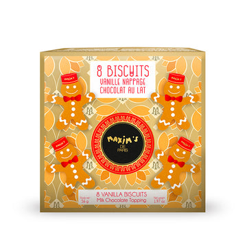 Mini ballotin 8 biscuits bonhommes Maxim's