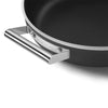 Sauteuse 28 cm avec couvercle Noir Mat Années 50 Smeg