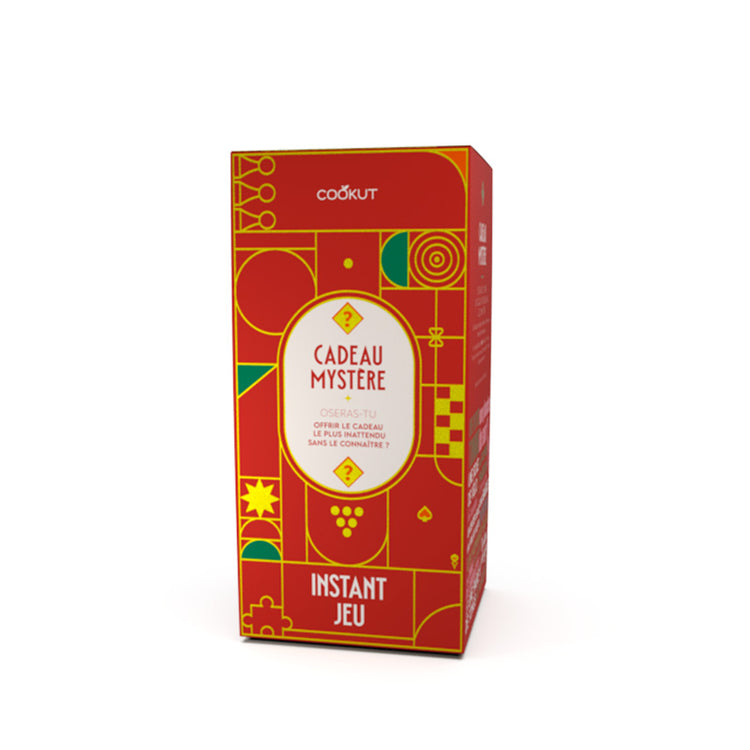 Cadeau mystère rouge Instant Jeu Cookut