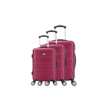 Set de 3 valises 8 roues ABS Bordeaux France bag