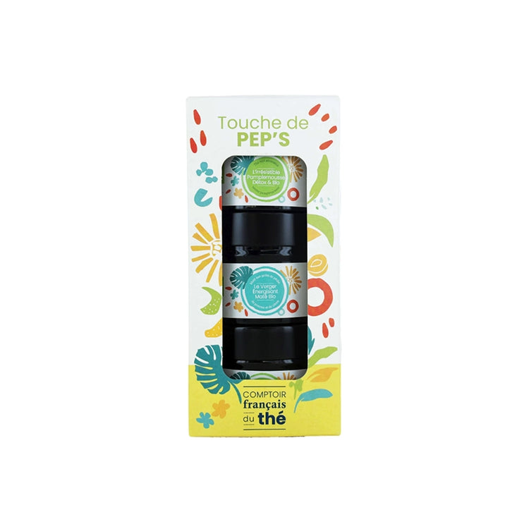 Coffret de 3 boîtes de 25g Touche de Pep’s Comptoir Français du Thé