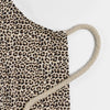 Tablier en coton pour femme Léopard Corde Les Tabliers de Julie Andrieu
