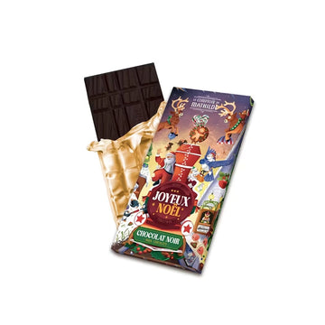 Tablette chocolat noir Noël 90 g Le Comptoir de Mathilde