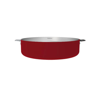 Sauteuse en inox 28 cm rouge La Merveilleuse Cookut
