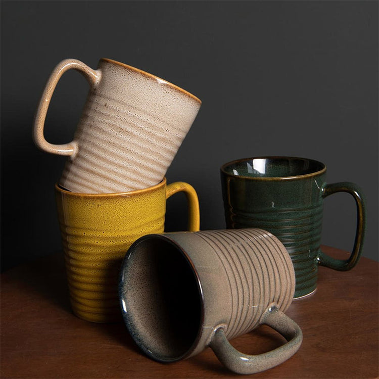 Coffret 4 mugs en porcelaine 40 cl Kili Table Passion