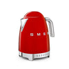 Bouilloire à température réglable Rouge Années 50 Smeg