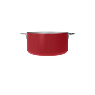 Casserole en inox 20 cm rouge La Merveilleuse Cookut