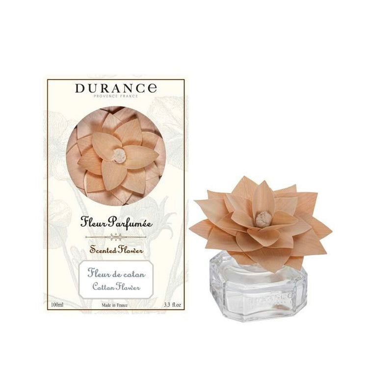 Fleur parfumée en bois 100 mL Fleur de coton Durance