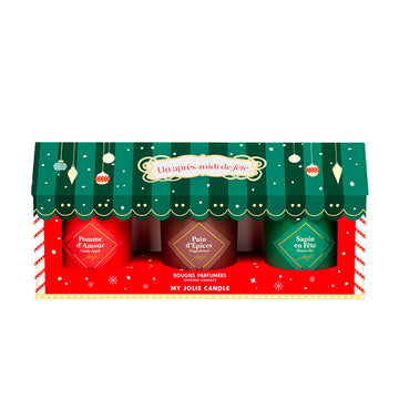 Coffret 3 bougies parfumées Noël My Jolie Candle