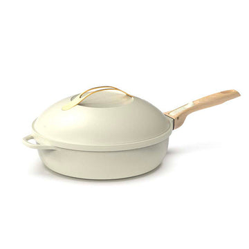 Poêle à tout faire en métal 28 cm meringue La Fabuleuse Cookut