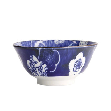 Bol Mino Blanc et Bleu 550ml Céramique Tokyo Design