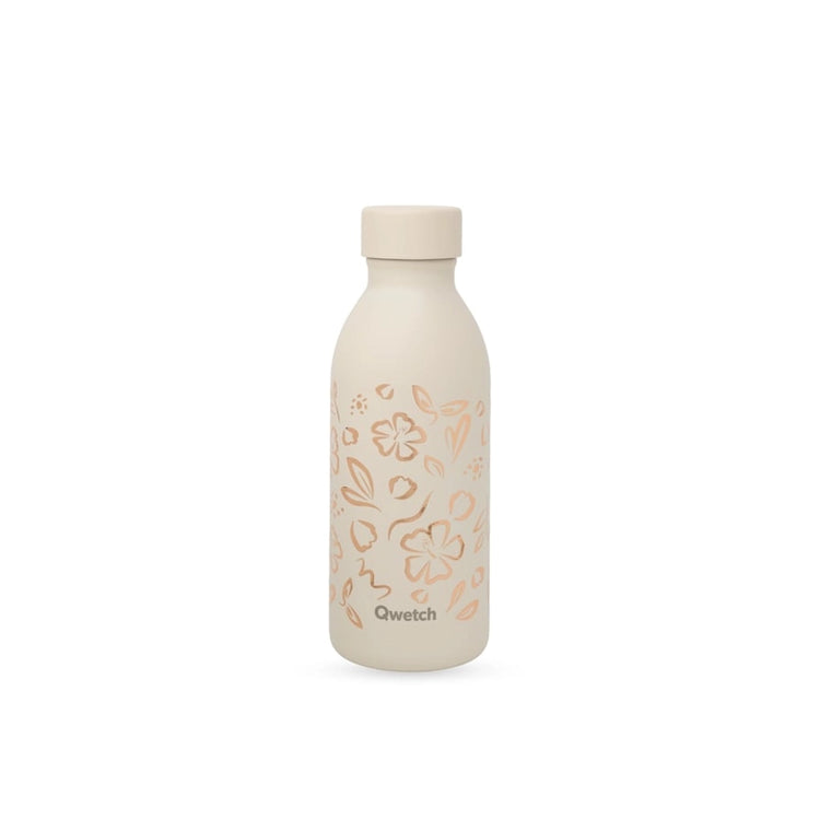 Bouteille isotherme Acier inoxydable recyclé 500 ml Sable Icon Moani Qwetch