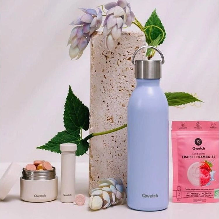 Bouteille isotherme Acier inoxydable recyclé 600 ml Glycine Active Qwetch