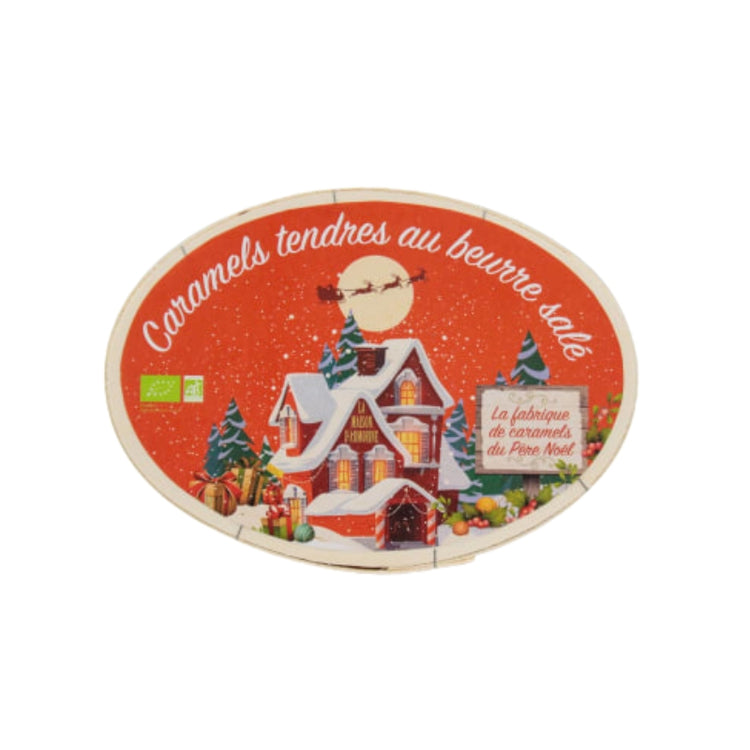 Boîte Père Noël de caramels La maison d'Armorine
