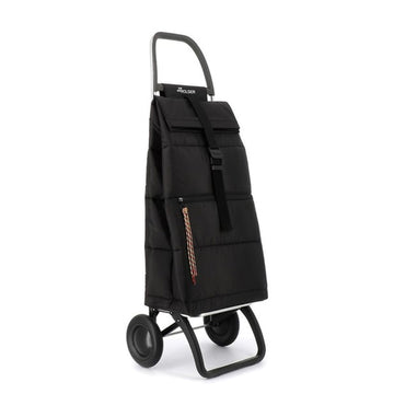 Chariot big tweed 2 roues pliable aluminium Noir Rolser