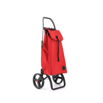 Chariot de course pliable à 2 grandes roues rouge Imax Logic Rolser