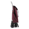 Chariot de course pliable à 4 roues aubergine Imax Rolser