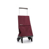 Petit chariot pliable de course 2 roues en tweed bleu marine Jet Baby Rolser