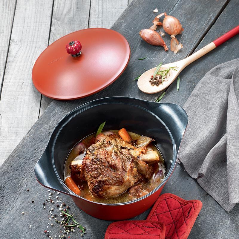 Cocotte personnalisable 28 cm rouge Cookut