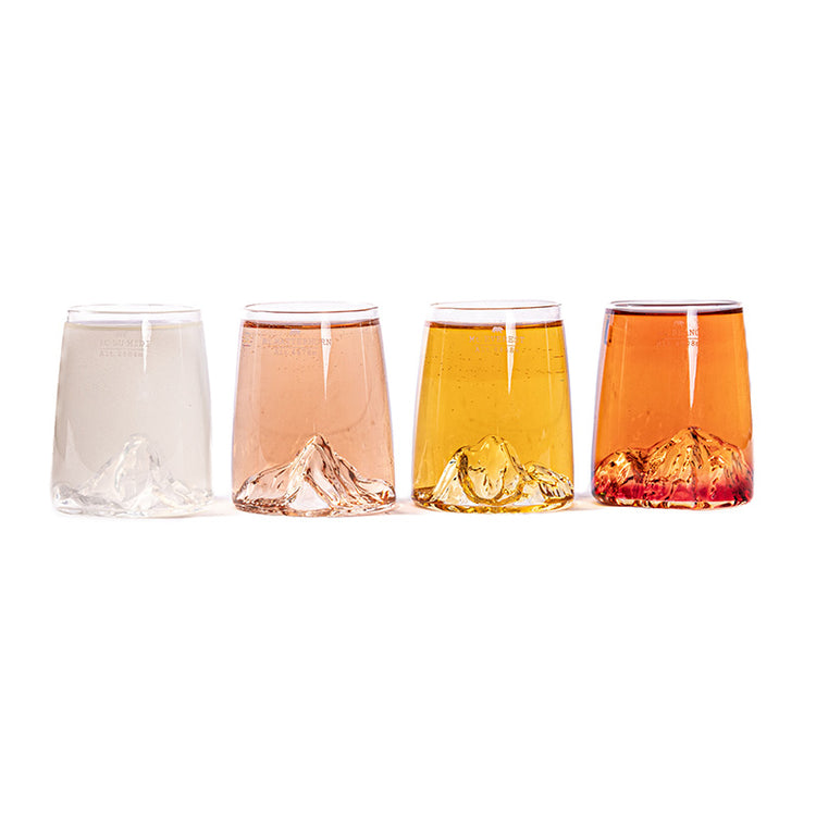 Coffret 4 shooters design 6,5cl Topographic Alaskan Maker